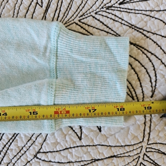 NWT Talbots Terrycloth Pullover Tunic Aqua Blue Small - Picture 9 of 10